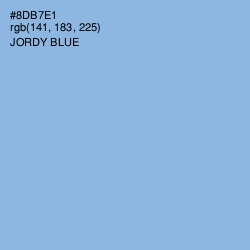 #8DB7E1 - Jordy Blue Color Image